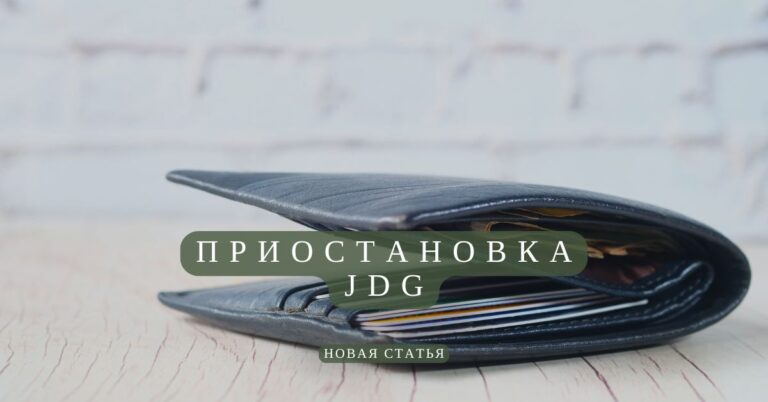 приостановка jdg